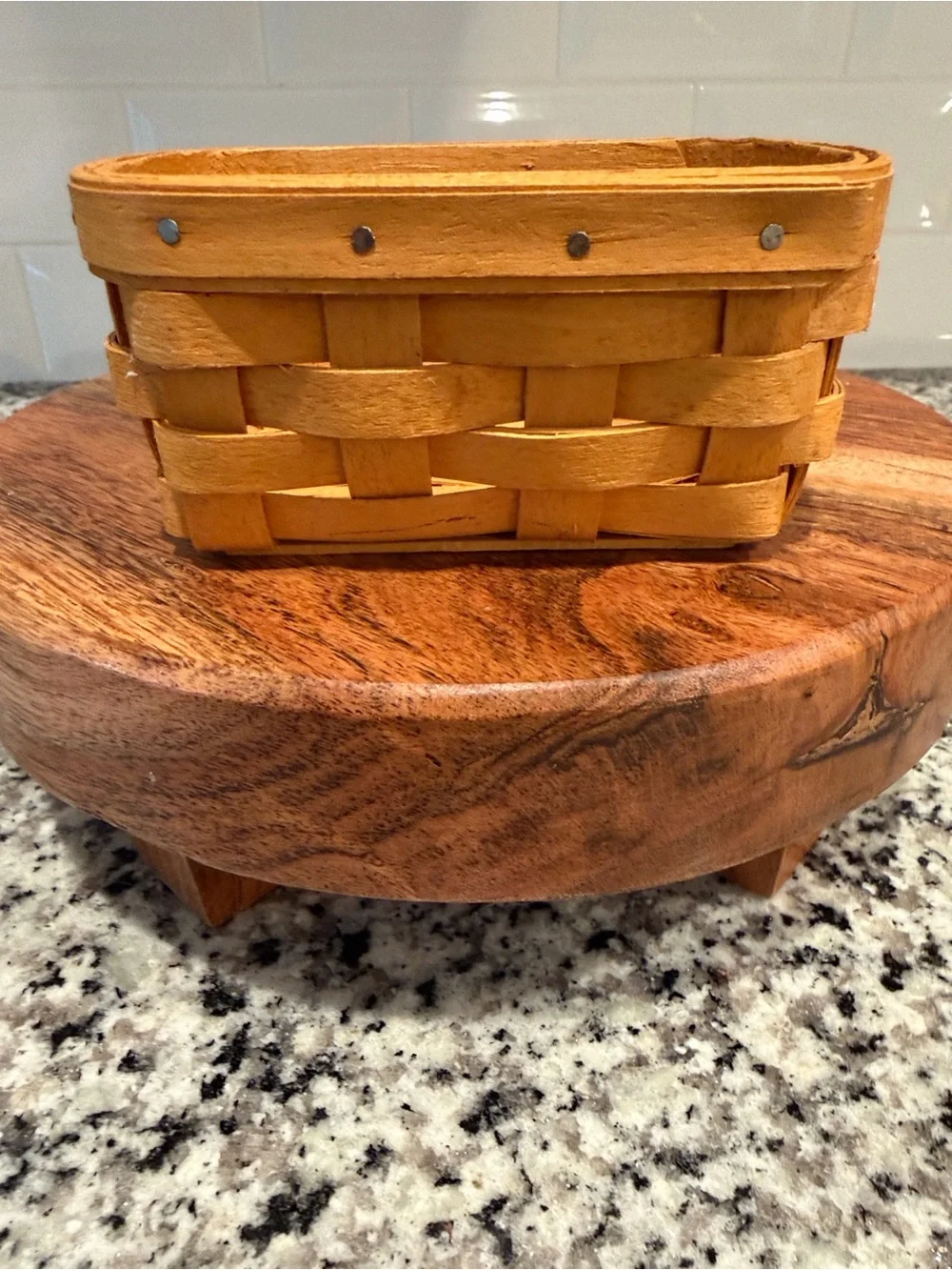 1999 Longaberger Small Decorative Basket